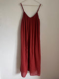 SIENNA DRESS “RUST“ Long  • 100% Cotton
