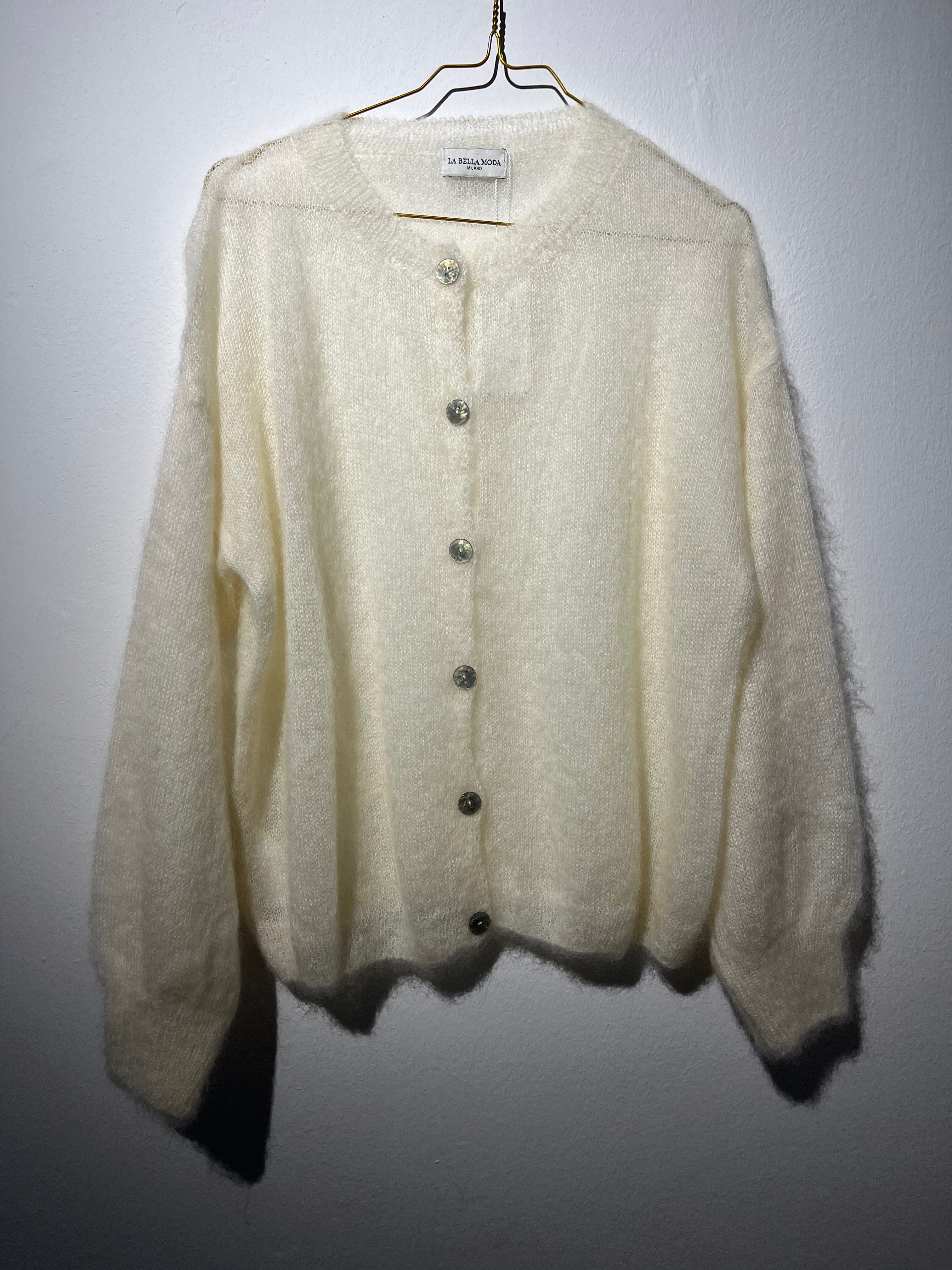 STRICK CARDIGAN “OFF WHITE”