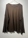 LONGSLEEVE “CLASSIC“ brown • 73% Cotton ; 27% Nylon