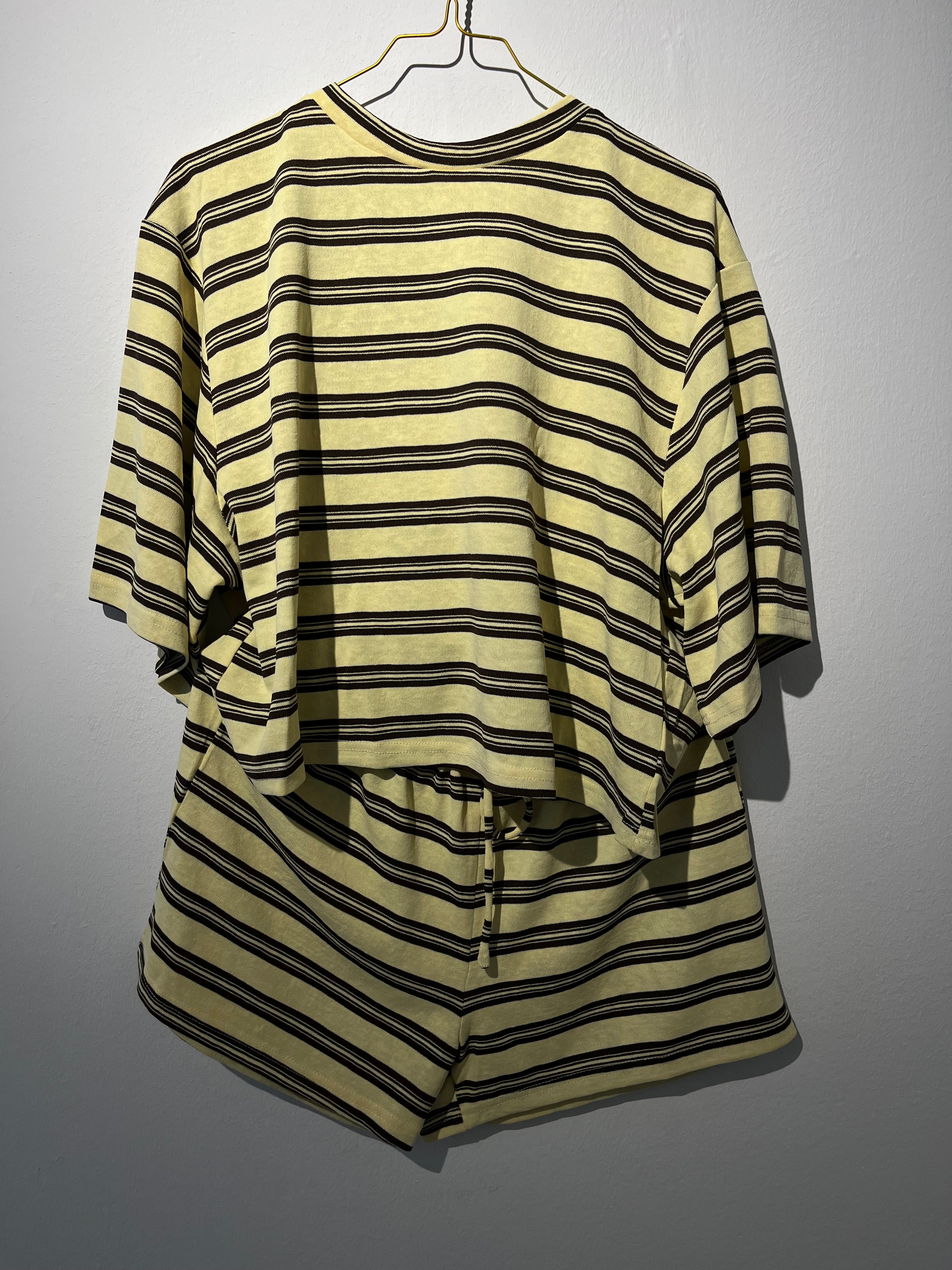 SUMMER SET “BUTTER YELLOW” stripes • 95% Poly; 5% Elastane
