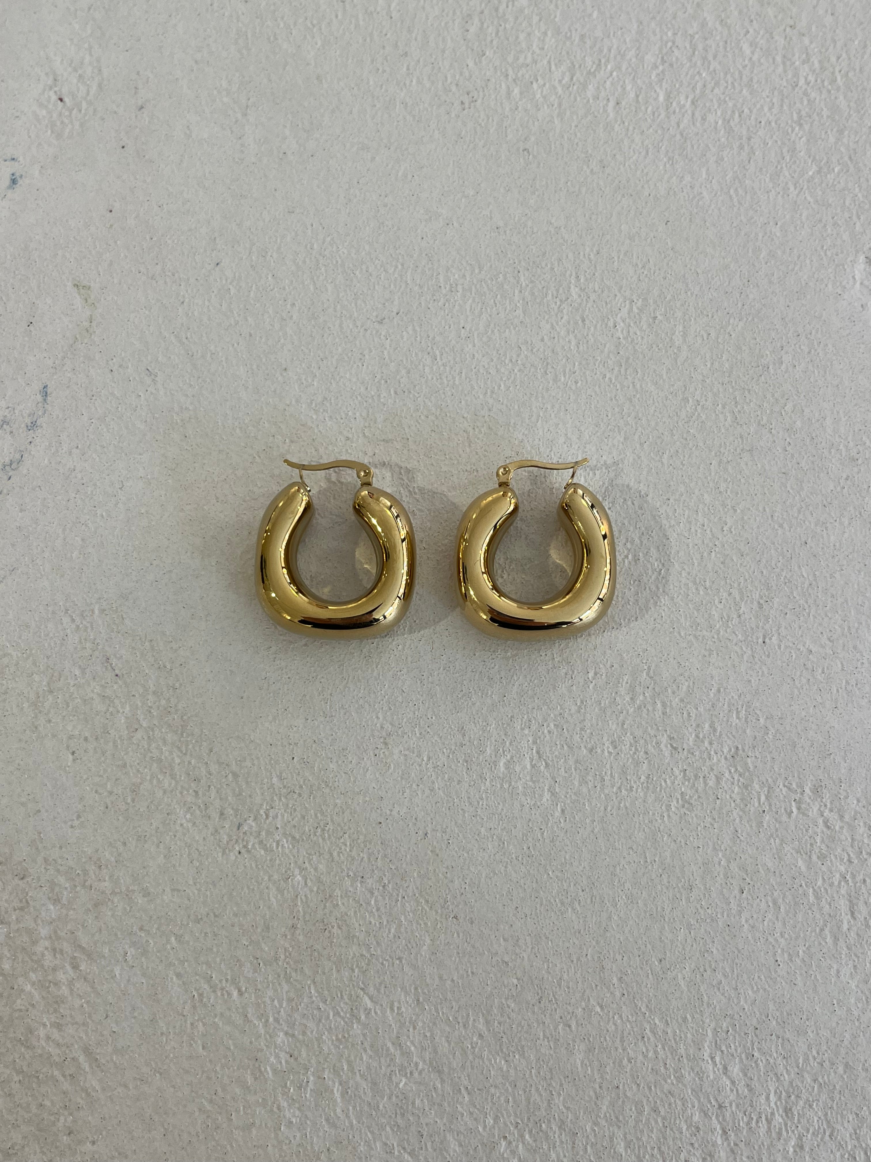 OHRRINGE “BOLD“ artsy gold • steel