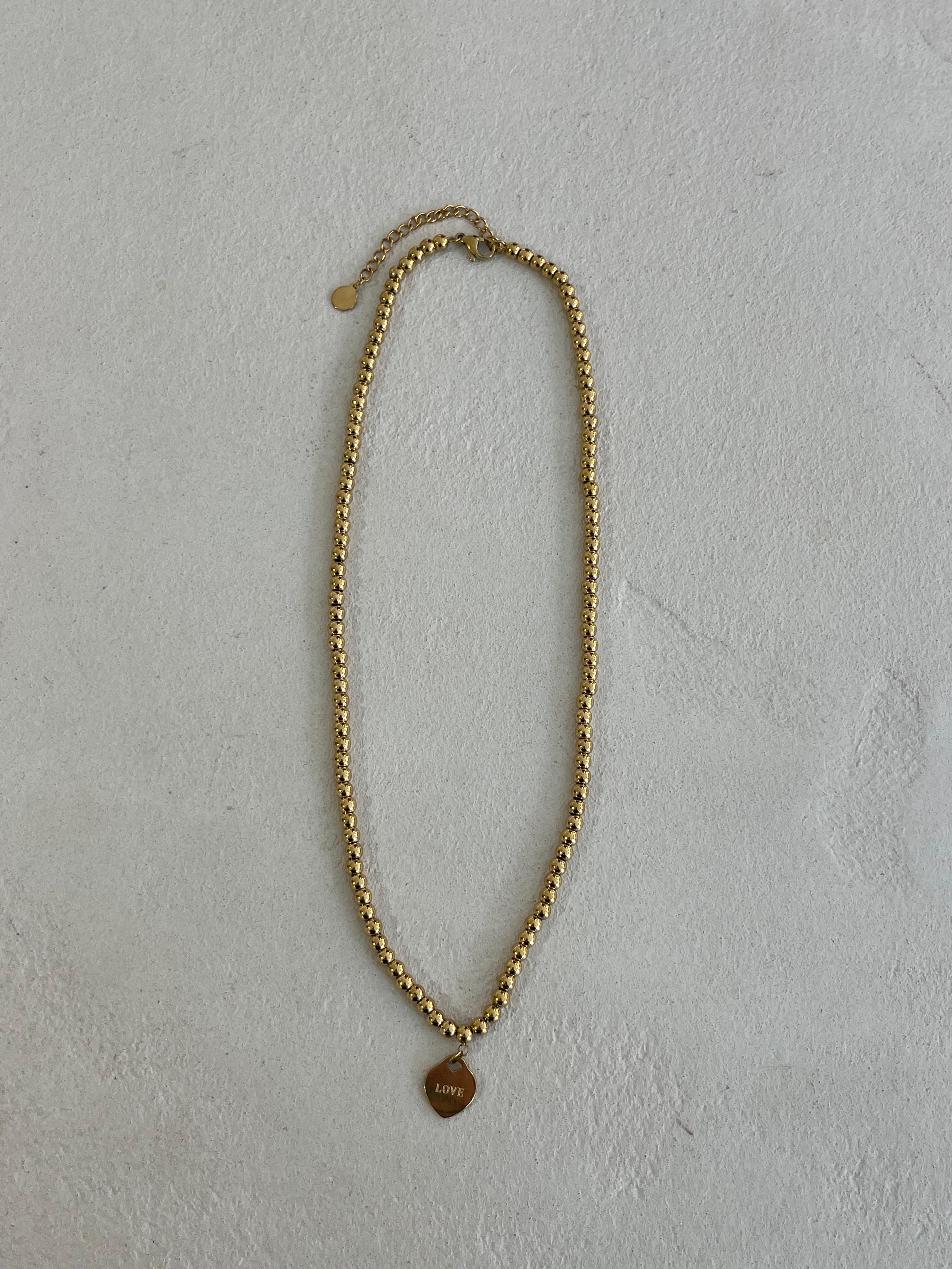 KETTE DOTS “HEART“ • Steel