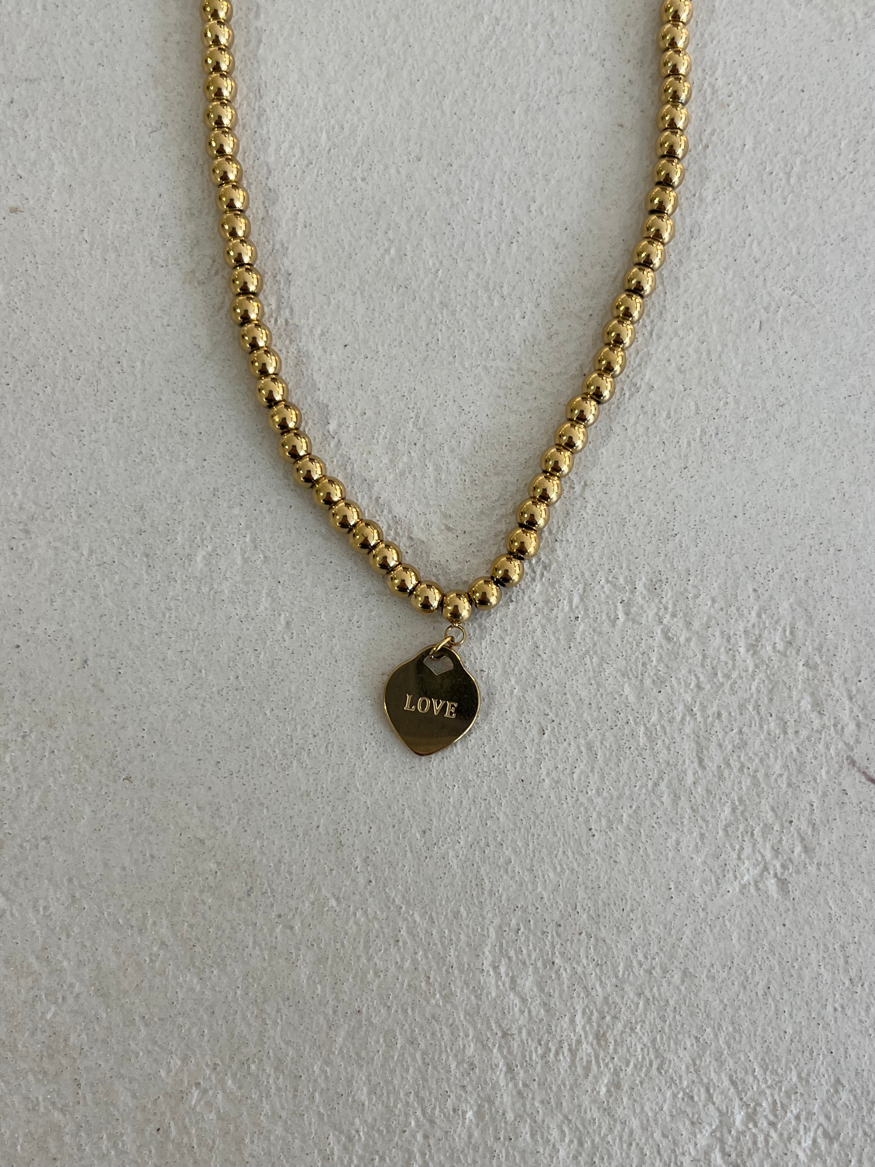 KETTE DOTS “HEART“ • Steel