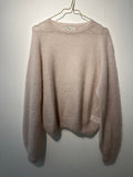 STRICK PULLOVER “LIGHT TOFFEE” • 70% Soft Mohair ; 30% Poly