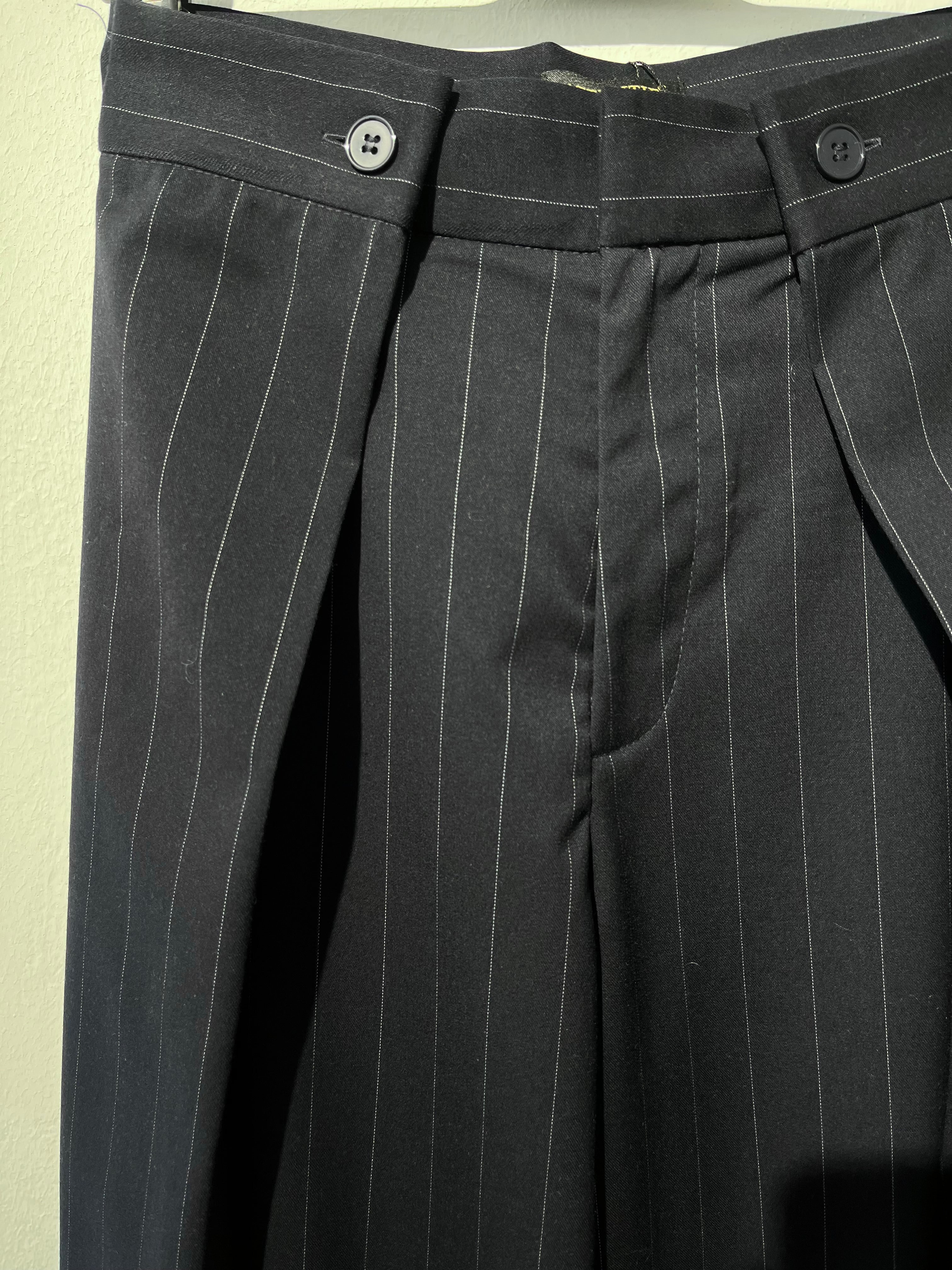 PANTS MARINE “FOLDED“ • 69% Poly % 29% Rayone ; 2 % elastane