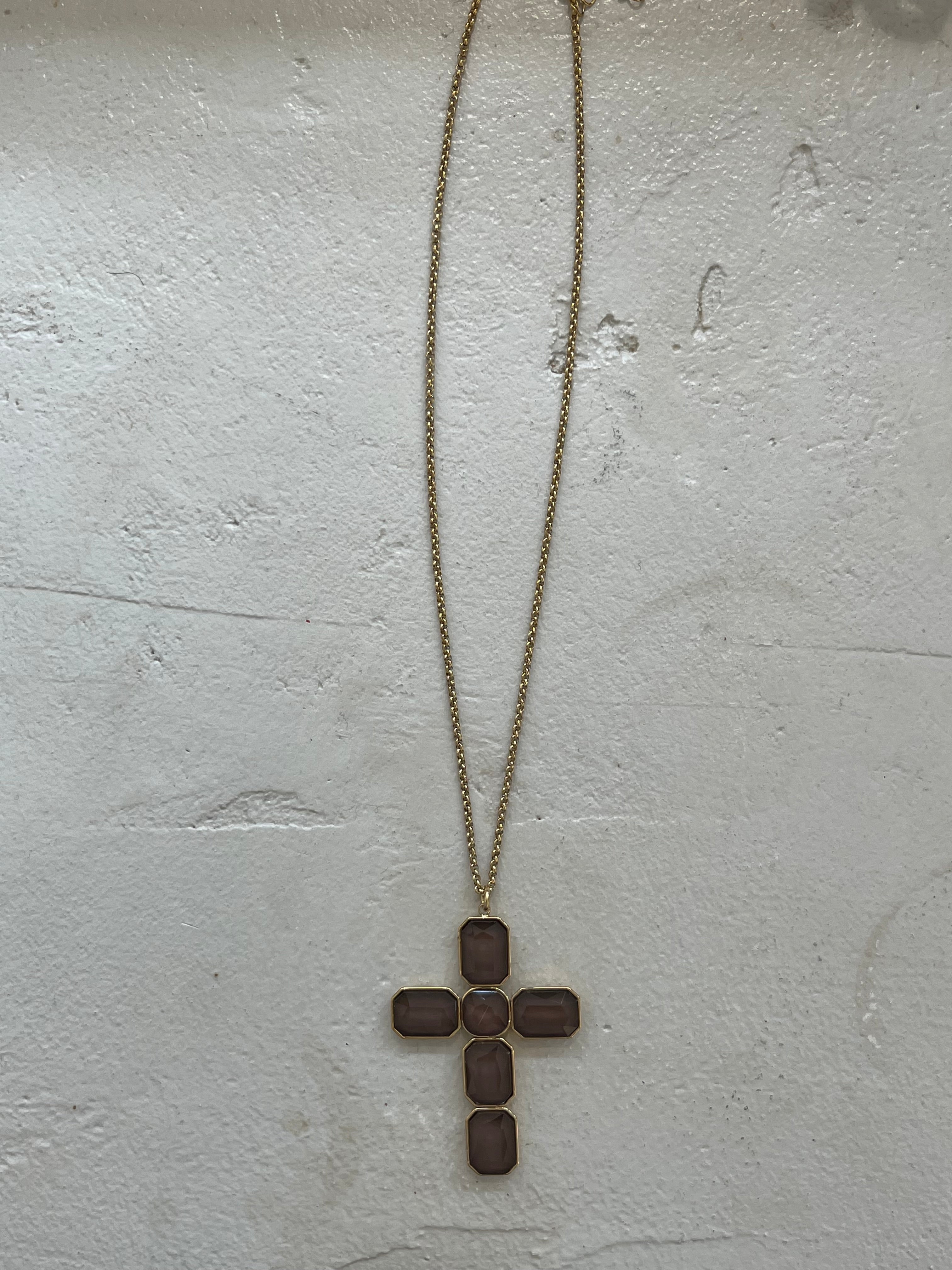 KETTE “BROWN CROSS” small • steel • 42+8cm / 18g