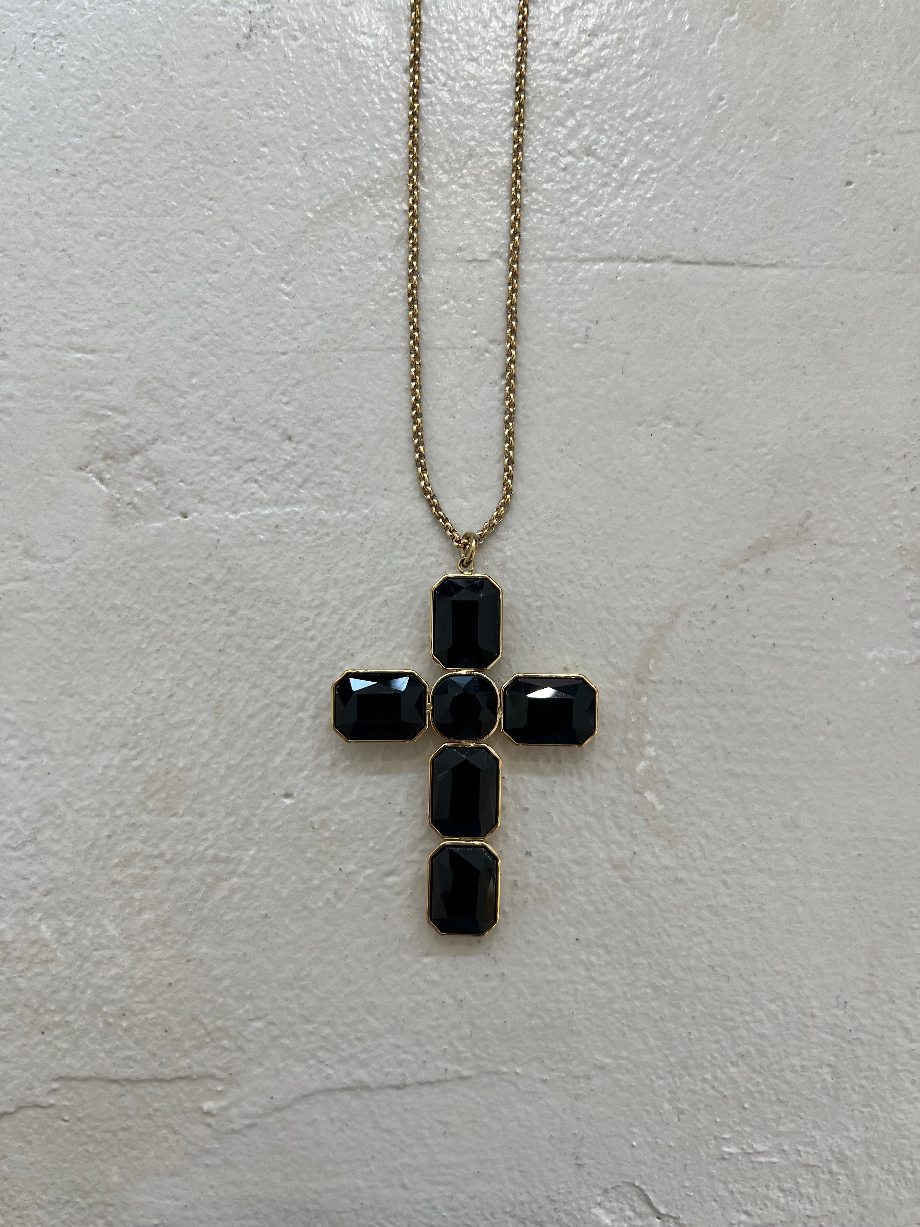 KETTE “BLACK CROSS” small • steel • 42+8cm / 18g (Kopie)