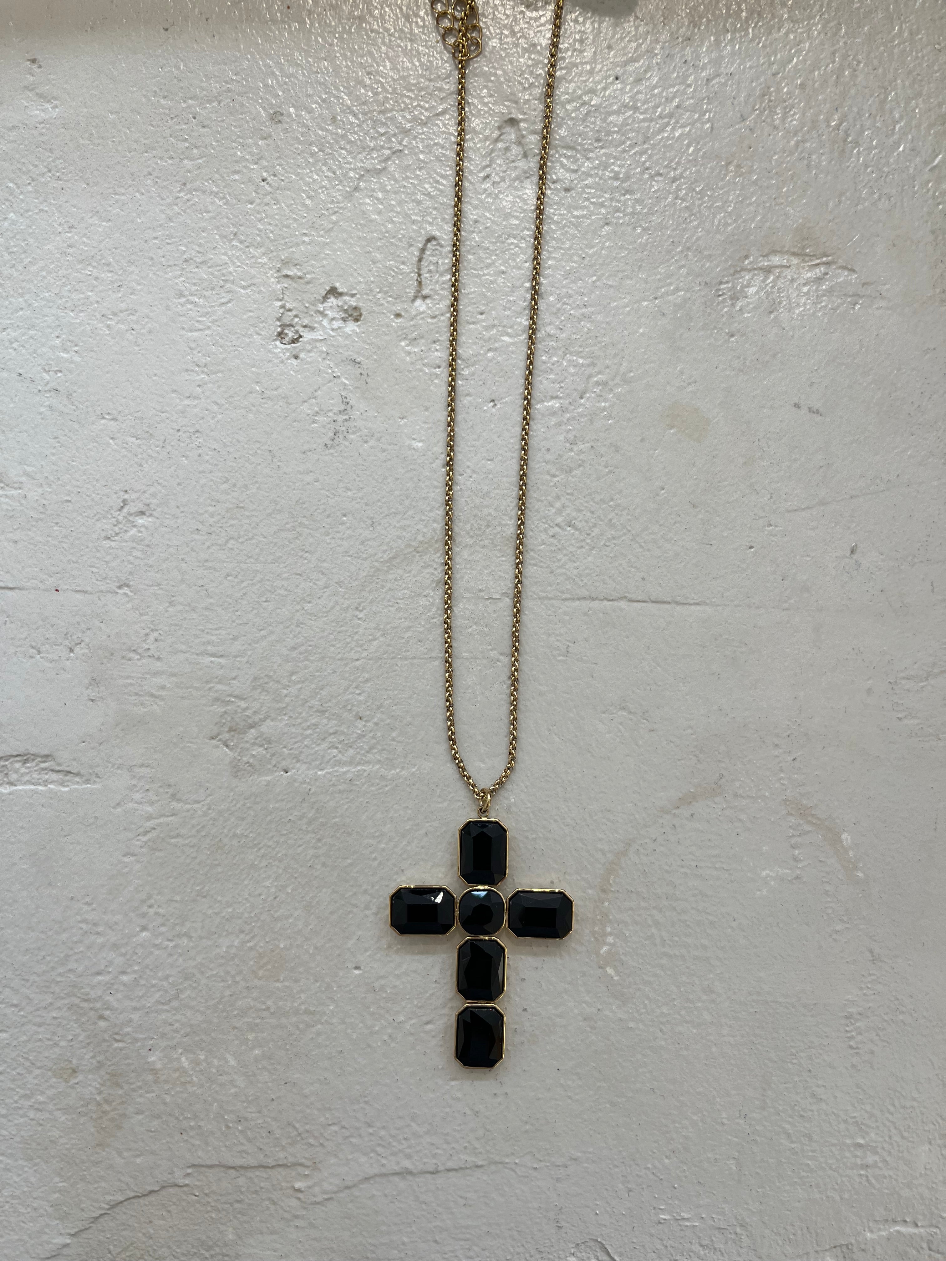 KETTE “BLACK CROSS” small • steel • 42+8cm / 18g (Kopie)