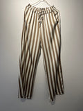 PANTS “SILKY STRIPES“ cream • 100% Viscose