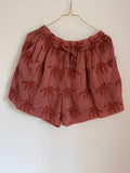 FLOWER SHORTS “RUST“ • 84% Tencel ; 16% Poly