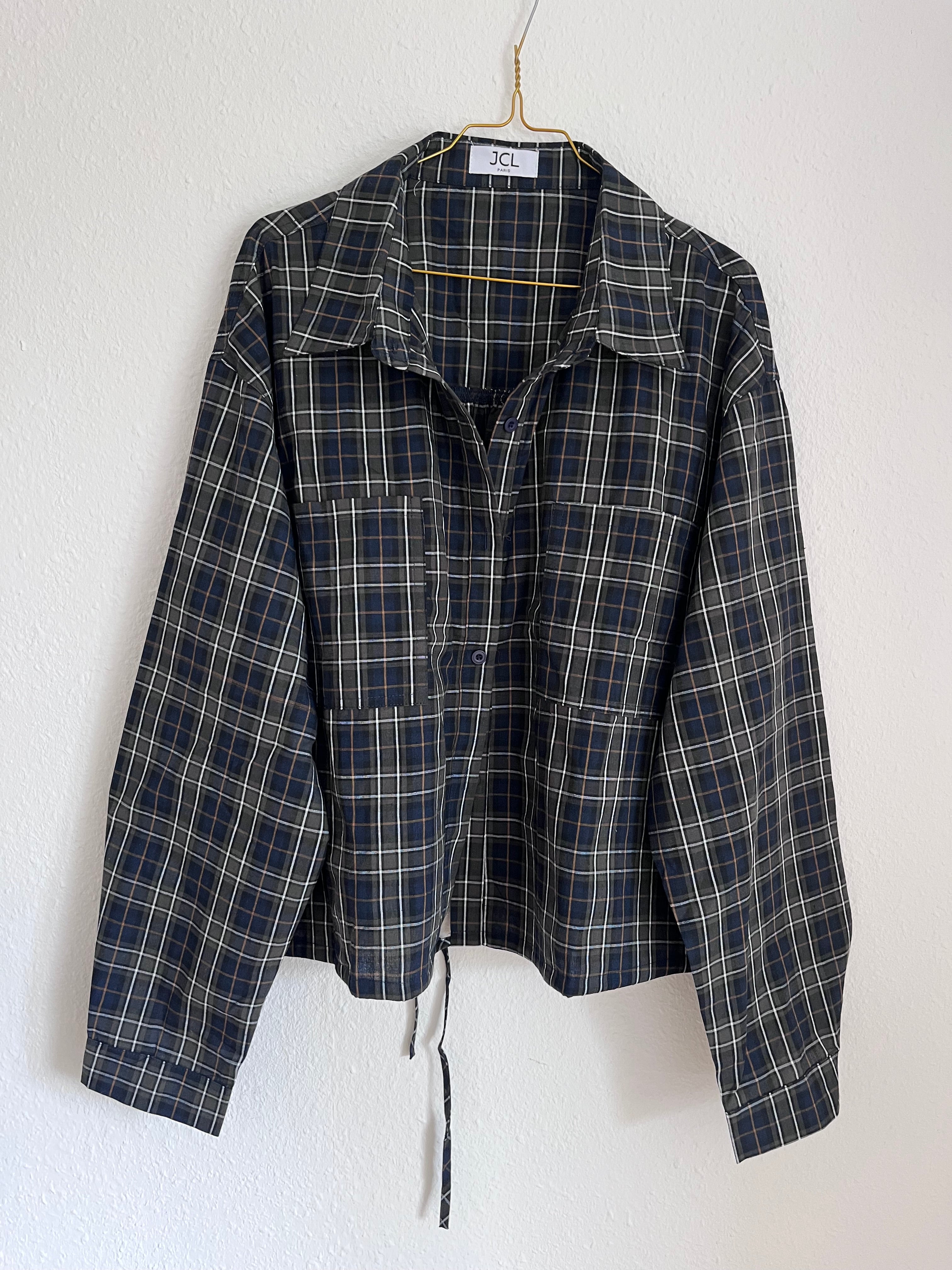 HEMD BLUSE “KARO” • 100% Cotton